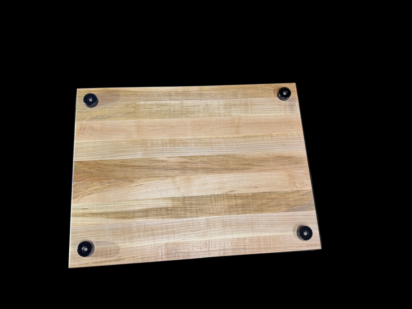 Maple Cutting Board with Walnut Bear Inlay