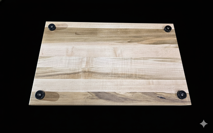 Maple Cutting Board with Buck Inlay